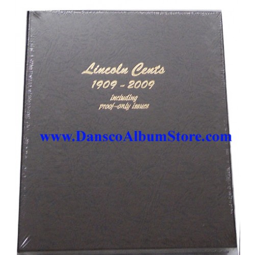 Dansco Album #8100 for Lincoln Cents w/proofs 1909-2009