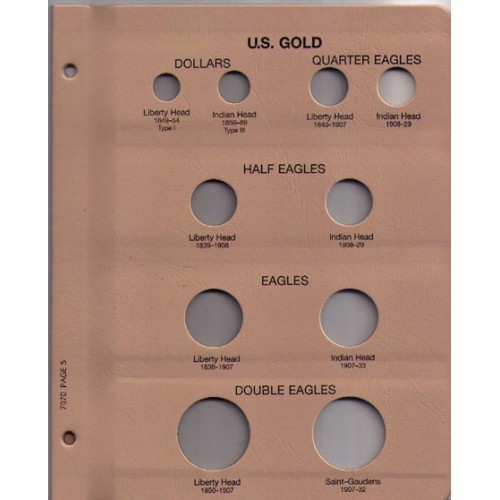 Dansco Coin Album - United States Type set (7070) - professional coin  storage
